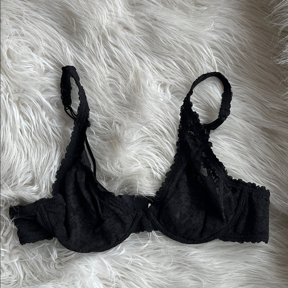 Aerie Black Lace Bra